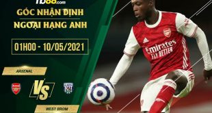 Kèo thơm Arsenal vs West Brom