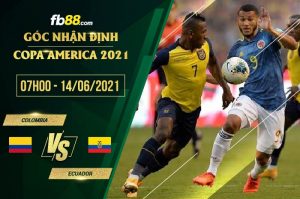 Kèo nhà cái Colombia vs Ecuador