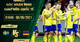 Tỷ lệ kèo Thụy Điển vs Armenia