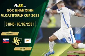 Soi kèo nhận định Slovakia vs Cyprus