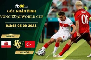 Soi kèo Gibraltar vs Thổ Nhĩ Kỳ