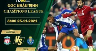 Nhận định kèo Liverpool vs Porto