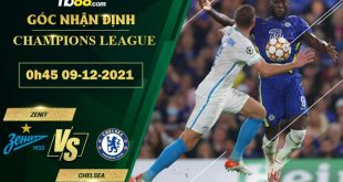 Tỷ lệ kèo Zenit vs Chelsea
