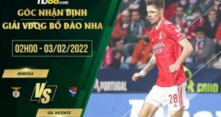 Soi kèo nhận định Benfica vs Gil Vicente