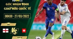 Soi kèo nhận định Anh vs Thụy Sĩ