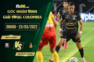 Soi kèo nhận định Once Caldas vs Deportes Tolima
