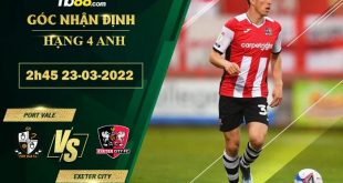 Soi kèo nhận định Port Vale vs Exeter City