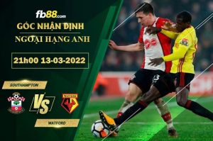 Kèo Southampton vs Watford