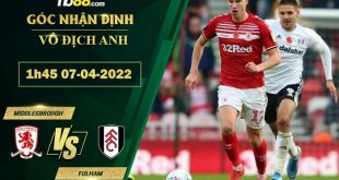 Soi kèo nhận định Middlesbrough vs Fulham