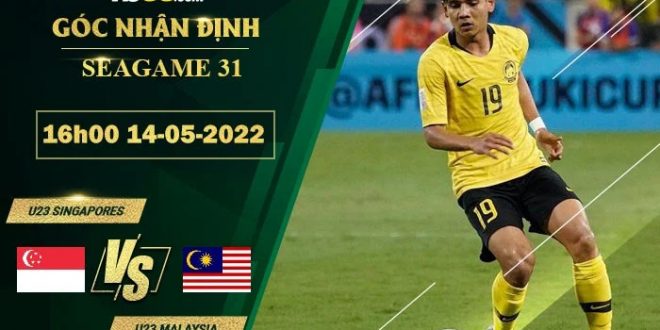 Soi kèo nhận định U23 Singapore vs U23 Malaysia
