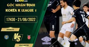 Nhận định kèo Daegu FC vs Jeju United