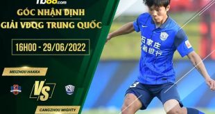 Kèo hot Meizhou Hakka vs Cangzhou Mighty