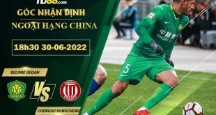 Kèo Beijing Guoan vs Chengdu Rongcheng