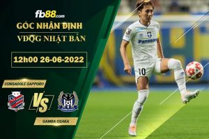 Soi kèo nhận định Consadole Sapporo vs Gamba Osaka