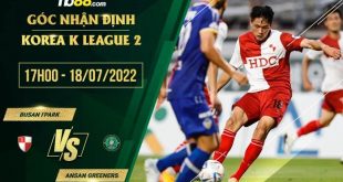 Nhận định kèo Busan I'Park vs Ansan Greeners