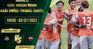 Kèo hot Meizhou Hakka vs Shenzhen FC