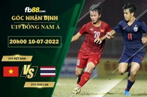 Soi kèo nhận định U19 Việt Nam vs U19 Thái Lan