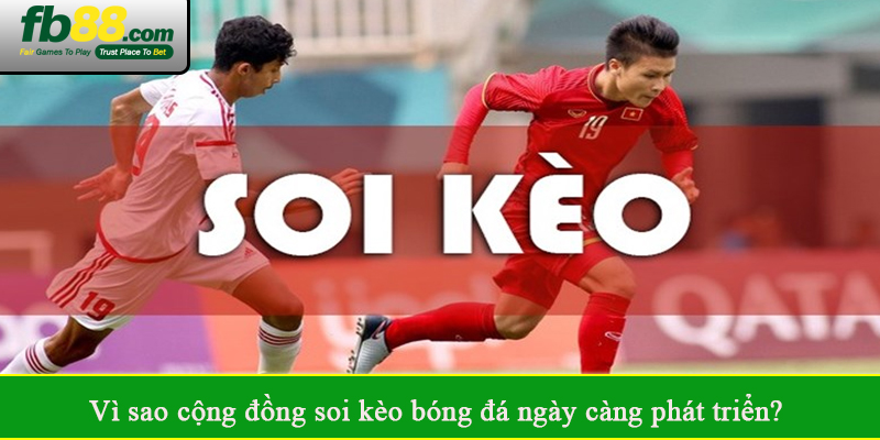 Vì sao cộng đồng soi kèo bóng đá ngày càng phát triển?