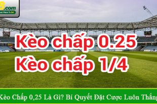 kèo chấp 0,25