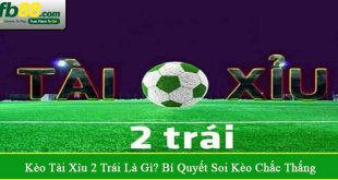 kèo tài xỉu 2 trái